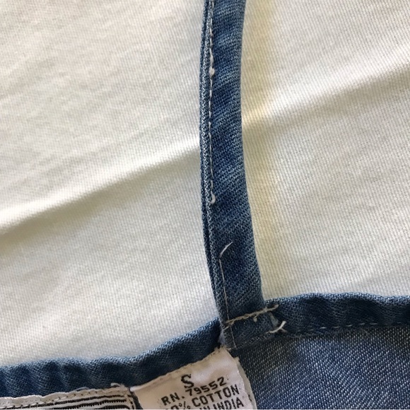 Speed Limit MPH Spaghetti Strap Denim Dress Small - Picture 9 of 12